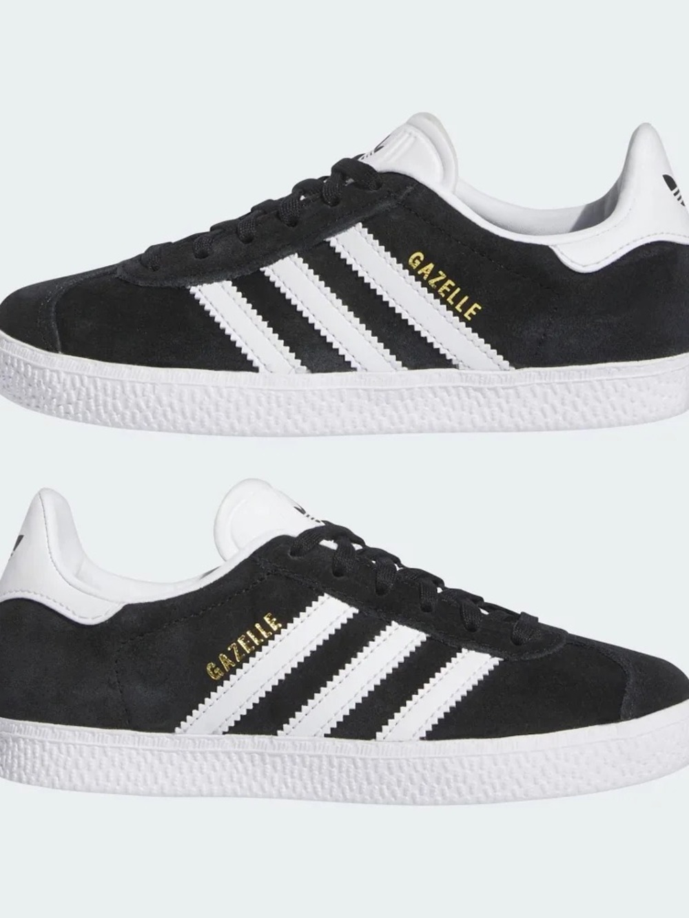 Adidas Originals Gazelle C Kids Shoes - Black/White - Size 11K (New with Tags)